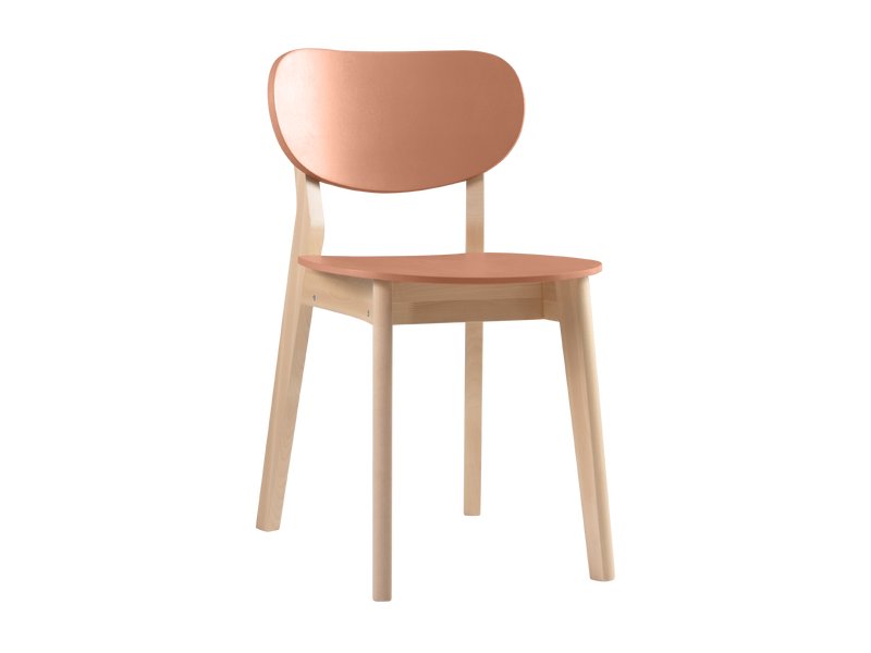 Стул Фэмили Терракотовый/Натуральный
