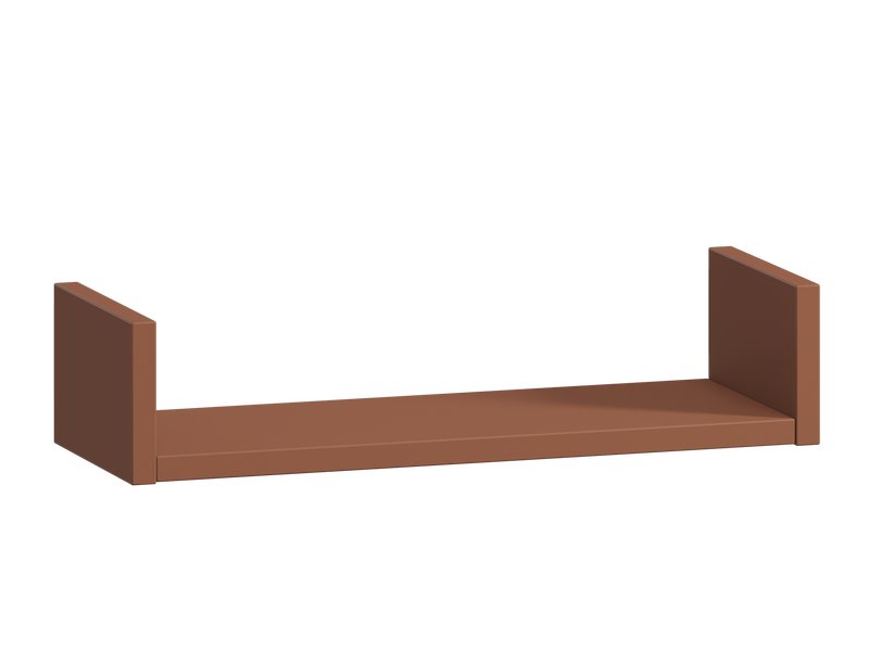 Полка Чейз 45x10 Терракотовый