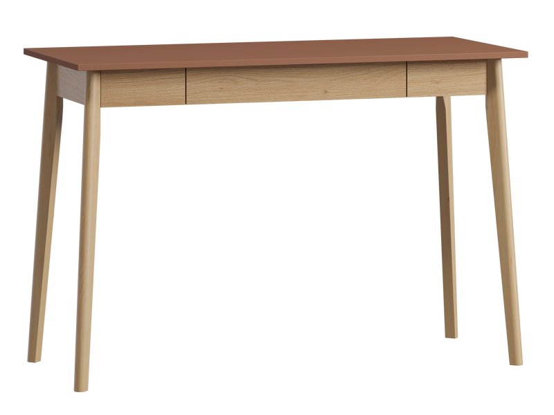 Стол Торвалль-3 120x52 Терракотовый/Натуральный