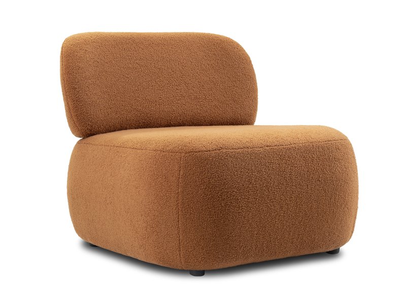 Кресло Нелви Мех Терракотовый