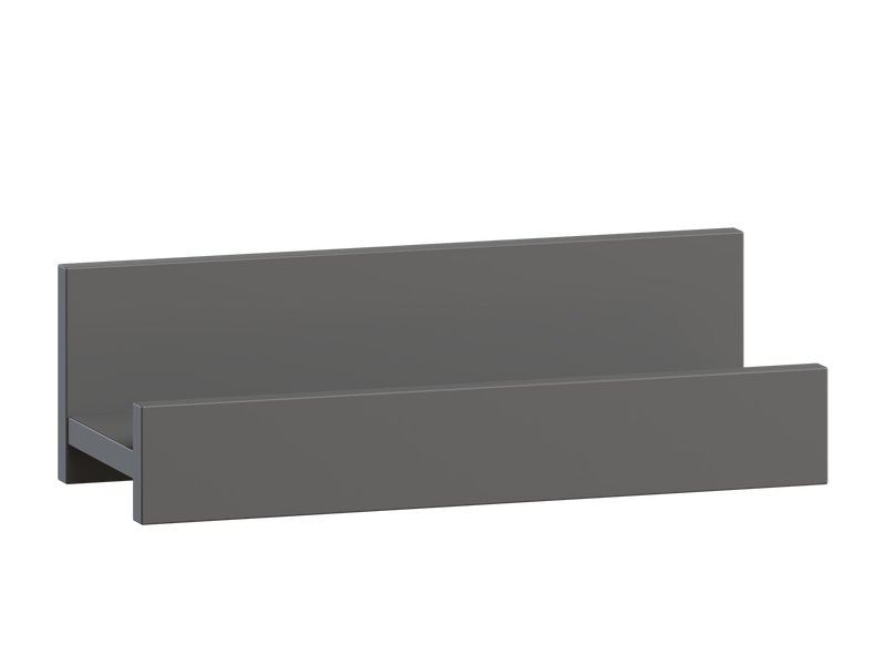 Полка Лиа 40x12 Графитовый