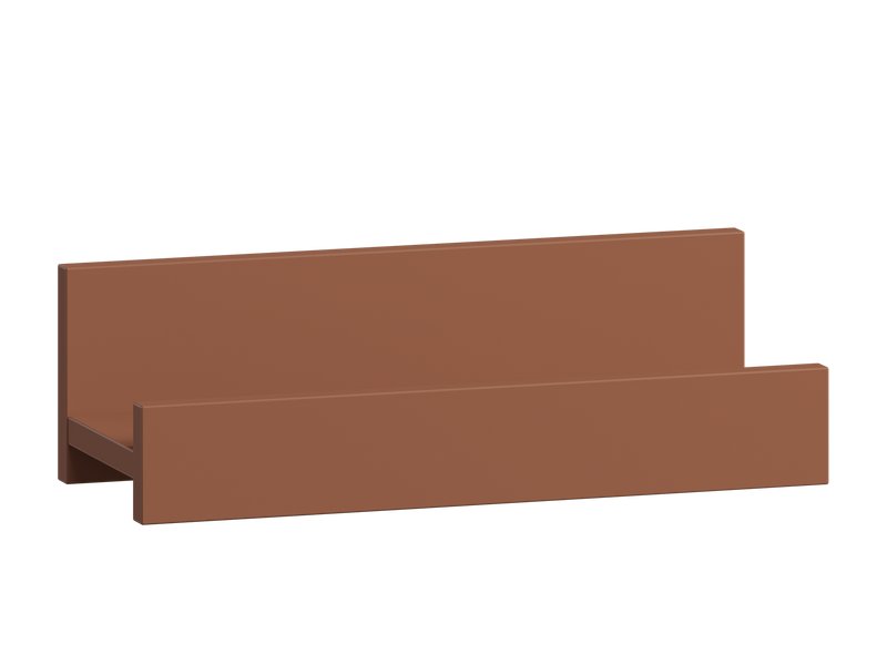 Полка Лиа 40x12 Терракотовый