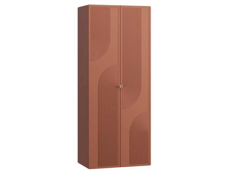 Распашной шкаф Монсон 2-90x222 Терракотовый