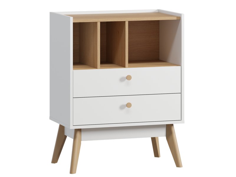 Комод Торвалль 2-68x87 Белый