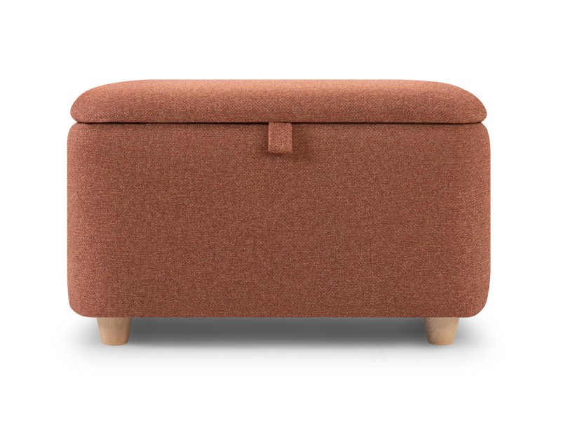 Банкетка Аймо Рогожка Терракотовый