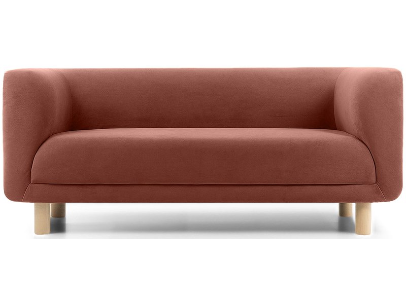 Кушетка Венето Велюр Терракотовый