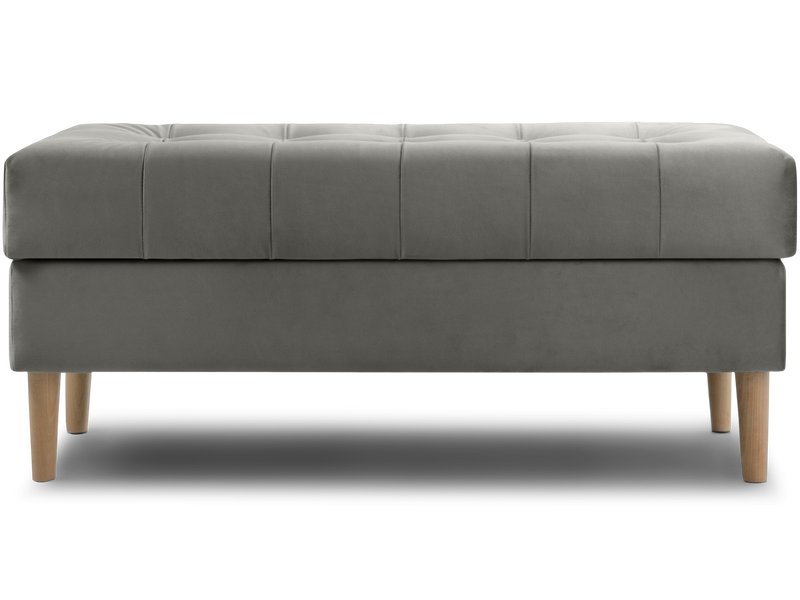 Банкетка Ситено Велюр Серый