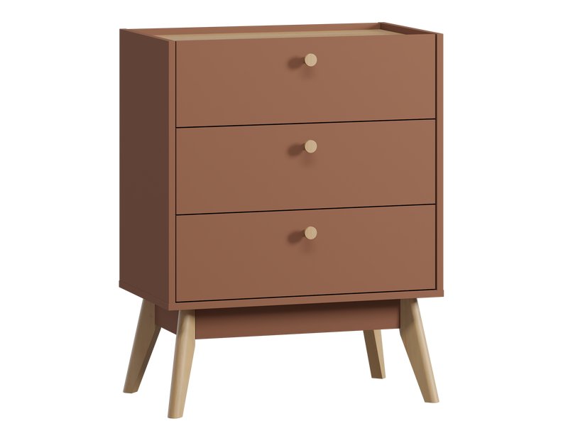 Комод Торвалль 1-68x87 Терракотовый