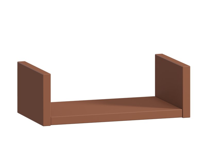 Полка Чейз 30x10 Терракотовый